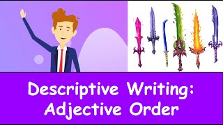 Adjective Order  How to write a description [upl. by Anire]