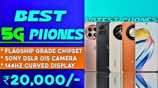 FLAGSHIP PHONES  Top 5 Best amp AllRounder 5g Phones Under 20000 in 2024 Best 5g Phone under 20000 [upl. by Ayatnahs]