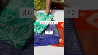 Mangalagiri pattu Shibori prints saree wholesale ytshorts viralshorts mangalagirihandlooms [upl. by Alva]