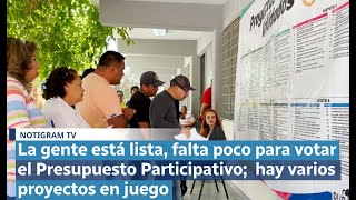 La gente está lista falta poco para votar el Presupuesto Participativo hay varios proyectos [upl. by Kornher943]