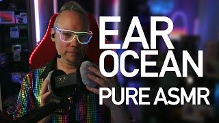 PURE ASMR 🌊 30 Minutes of Ear Ocean  Earmuff Rubbing No Talking for Relaxation amp Sleep [upl. by Akapol]