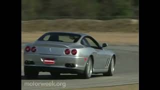 Motorweek 2004 Ferrari 575M Maranello Road Test [upl. by Analeh]