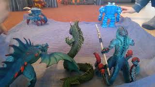 Schleich Eldrador  Wasser gegen Lava [upl. by Glynnis]