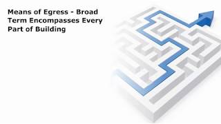 Means of Egress Components [upl. by Rimaj]