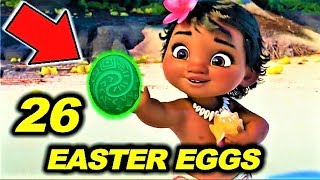 🌊 26 EASTER EGGS in MOANA [upl. by Prisilla]