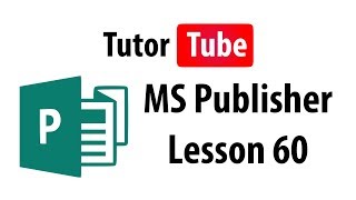 MS Publisher Tutorial  Lesson 60  Inserting Symbols [upl. by Ithsav]