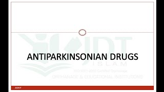 ANTIPARKINSONIAN DRUGS Pharmacology Levodopa Carbidopa Selegiline Amantadine Benzhexol [upl. by Ardnalak]