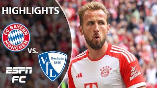 ⚽ HARRY KANES 1ST BAYERN HAT TRICK ⚽ Bayern Munich vs VfL Bochum  Bundesliga Highlights  ESPN FC [upl. by Noella]