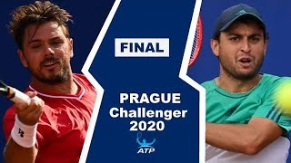 Stan Wawrinka vs Aslan Karatsev  PRAGUE FINAL 2020 [upl. by Fontes]