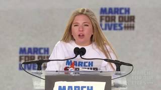 Jaclyn Corin Speaks at March For Our Lives  quotParkland is My Homequot [upl. by Mastic]