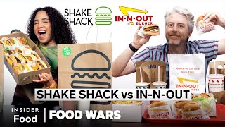 Shake Shack vs InnOut  Food Wars  Insider Food [upl. by Eisseb]