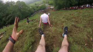 Gloucester Cheese Rolling 2018  POV [upl. by Nyrroc]