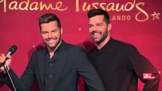 Ricky Martin estrena figura de cera  Diez Minutos [upl. by Lumpkin]