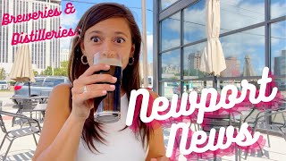 Newport News Virginia Breweries and Distilleries  Things to Do in Newport News VA [upl. by Halihs761]