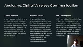 Wireless Communication Technologies A Historical Journey [upl. by Jolanta]