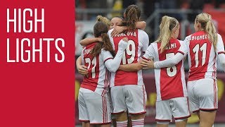 Highlights Excelsior Barendrecht  Ajax Vrouwen [upl. by Tongue]