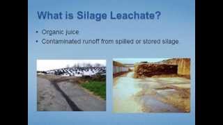 Silage Leachate Collection and Treatment [upl. by Erodeht]