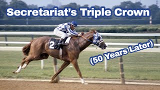 Secretariat’s Triple Crown 50 Years Later [upl. by Aremahs]