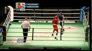 Light Heavy 81kg SF  Adjoufack CMR vs Elmekachari TUN  2012 African Olympic Qualifying Event [upl. by Aindrea]