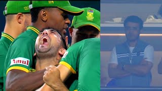 Tabraiz Shamsi did Imran Tahir Celebration and this at Eden Garden after South Africa lost match [upl. by Littell]