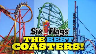 10 Best Roller Coasters You Can Find At A Six Flags Park [upl. by Sasha811]