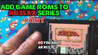 How To Add Games to Anbernic RG35XX RG35XX PLUS and the RG35XX H [upl. by Wiersma576]