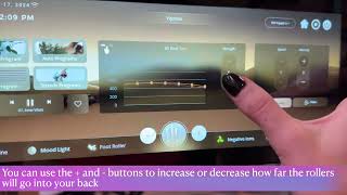 What does the moving graph onthe Quantums screen during amassage program mean [upl. by Durwood41]