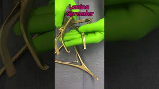 The Lamina Spreader is a selfretaining retractor commonly used in orthopedic and spine surgery [upl. by Akeyla]