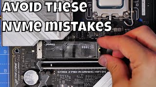 Dont make these mistakes with your NVMe SSD installation  NVMe tips and tricks [upl. by Saenihp330]