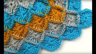 Bavarian Crochet Stitch Tutorial [upl. by Hadeis]