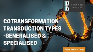 CoTransformation  Transduction  Generalised  Specialised [upl. by Crutcher434]