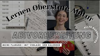 10 Abitur  Vorbereitung  Mein Lernplan zum Download  Oberstufe [upl. by Rector718]