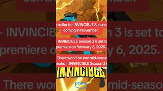 INVINCIBLE Season 3 Update [upl. by Lednik]