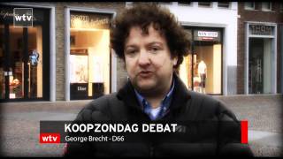 Woerden TV  George Brecht over koopzondag [upl. by Irat]