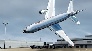 American flight 191  crash animation no direspect to victims and sorry for incorrect things [upl. by Frerichs]