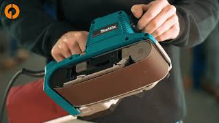 Makita 9903 Bandschuurmachine  Gereedschapcentrumnl [upl. by Nasar]