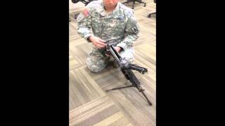 M249 SAW Clear And Disassemble [upl. by Deron]