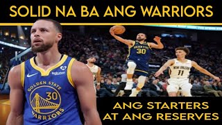 Ang STARTERS at RESERVES ng WARRIORS para sa season ng 202425 [upl. by Etnovert]