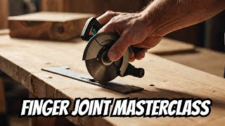 How to make precision finger joinery cuts on wood woodworking woodworkingart [upl. by Petunia]