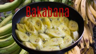 Hoe maak je Surinaamse Bakabana I How to Pisang goreng I Plantain Recipe [upl. by Lezah142]