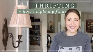 THRIFTING amp STYLING THRIFT WITH ME FOR HOME DECOR  THRIFT HAUL  Goodwill Thrifting [upl. by Ahtreb726]