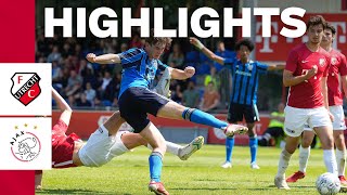 KNOTSGEKKE BEKERFINALE 🥵  Highlights FC Utrecht O17  Ajax O17  Bekerfinale [upl. by Dyna878]