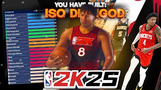 THE OFFICIAL 64 ISO BULLY SLASHING DEMIGOD BUILD IN NBA2K25 [upl. by Nodnnarb]