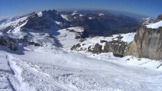 Freeride Mt Titlis Engelberg  Part 2  Glacier [upl. by Lamok486]