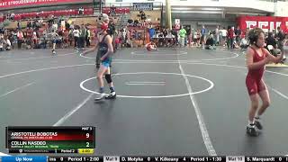 Novice 58 Aristoteli Bobotas Central Pa Wrestling Club Vs Collin Nasdeo Buffalo Valley Regional Tr [upl. by Netsirhk737]