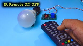 How To Make IR Remote Control ON OFF Circuit [upl. by Pascoe643]