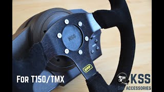 Thrustmaster T150T150RSTMXTMX PRO  custom aftermarket wheel swap [upl. by Aniat]