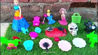 Barbie doll all day routine in Indian Village gudiya wala cartoon toys cartoon gadi wala cartoon [upl. by Rebah25]