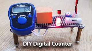 How to Make Digital Object Counter or People Counter  Digital Counter  checkout counter [upl. by Heringer]