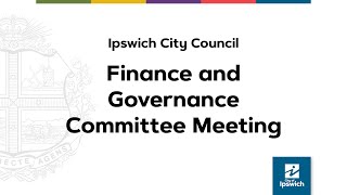 Ipswich City Council  Finance and Governance Committee Meeting  3rd September 2024 [upl. by Fasto364]